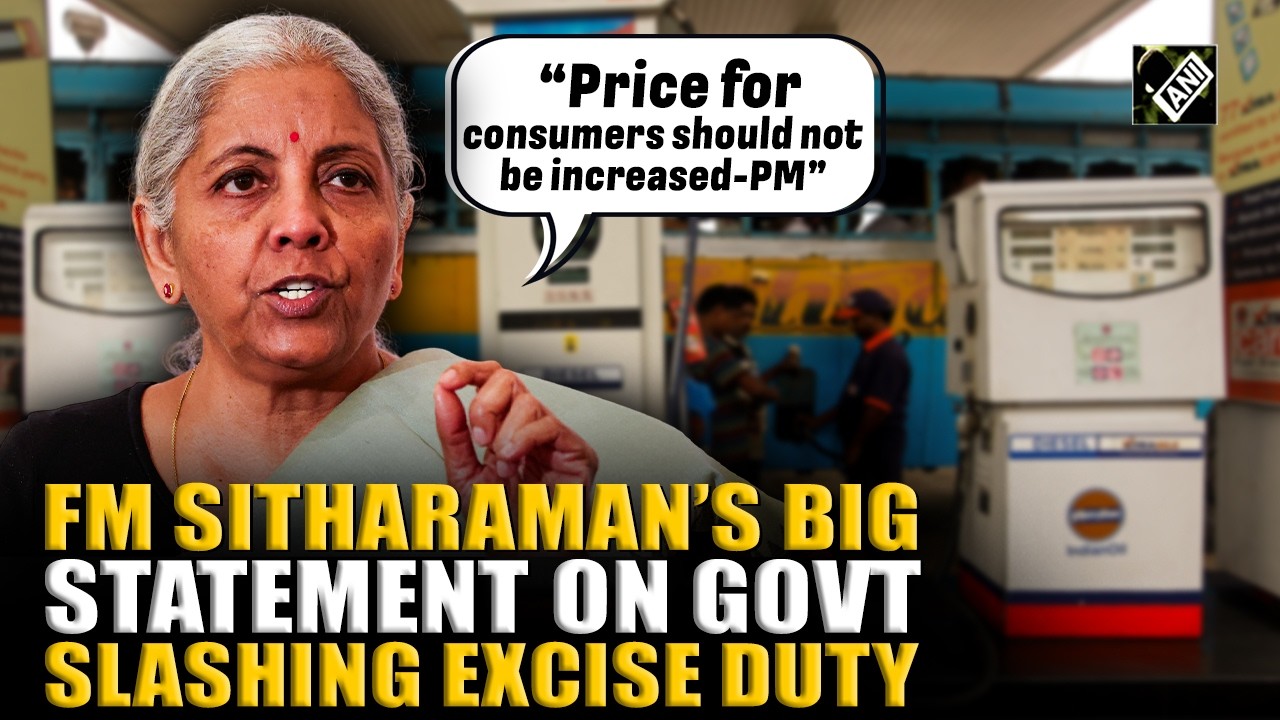 Big! Finance Min Nirmala Sitharaman&rsquo;s statement after Centre slashes excise duty on Petrol, Diesel