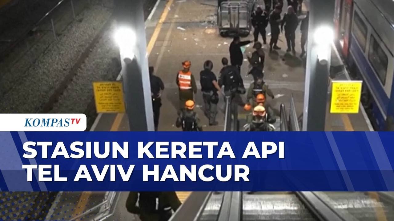 Stasiun Kereta Api Tel Aviv Hancur Diserang Iran, 2 Warga Tewas | KOMPAS MALAM