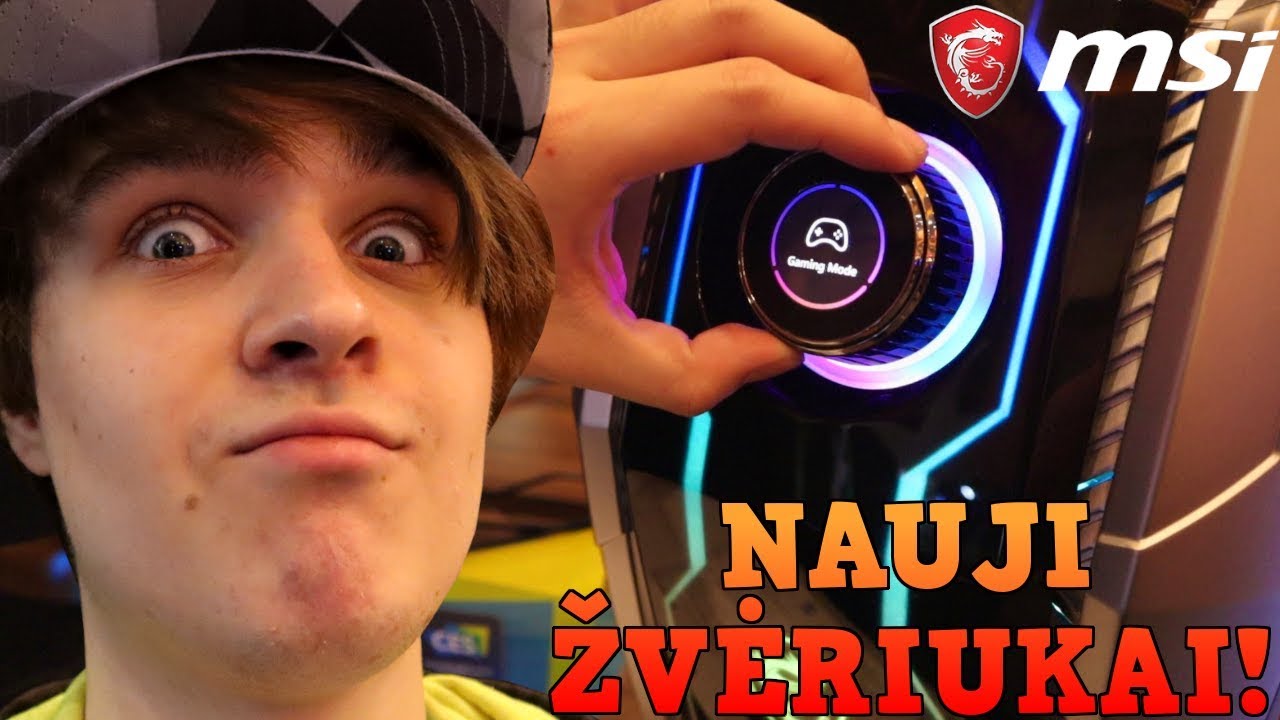 Nauji Žvėriukai CES 2020! // MSI [2/3]