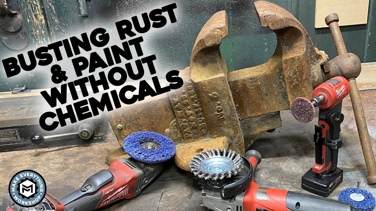 How to Restore Old Tools - Rust and Paint Removal, Without Chemicals