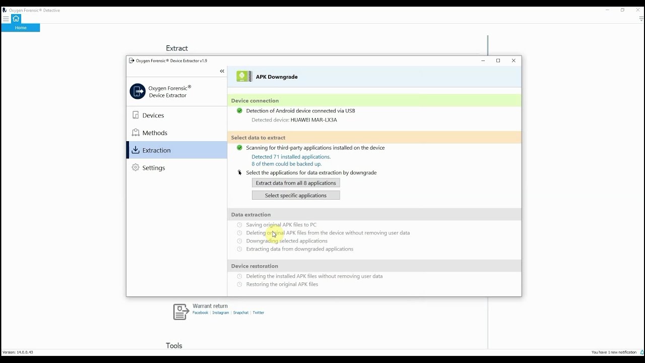 Extracci&oacute;n APK Downgrade para Android | TAMCE