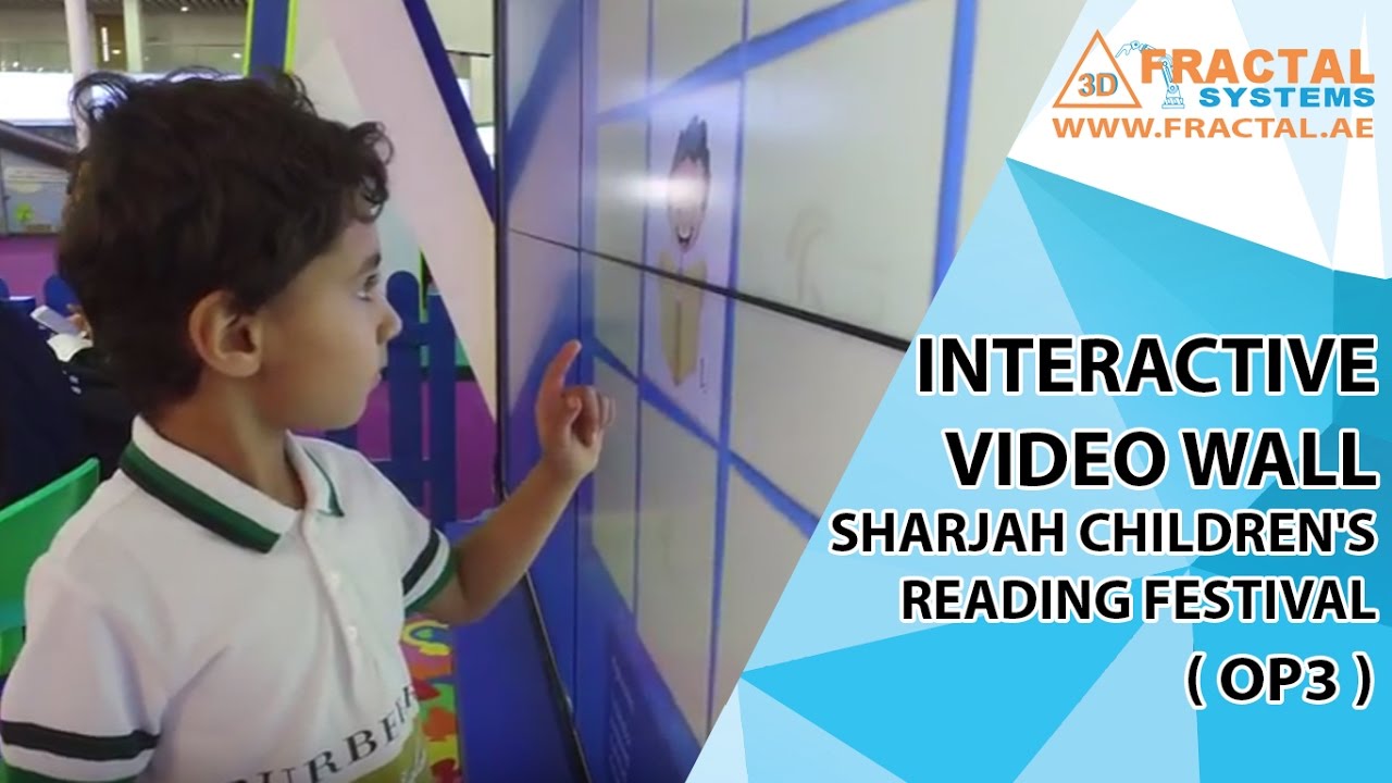 Interactive Video Wall Game - Sharjah Children's Reading Festival (OP3)
