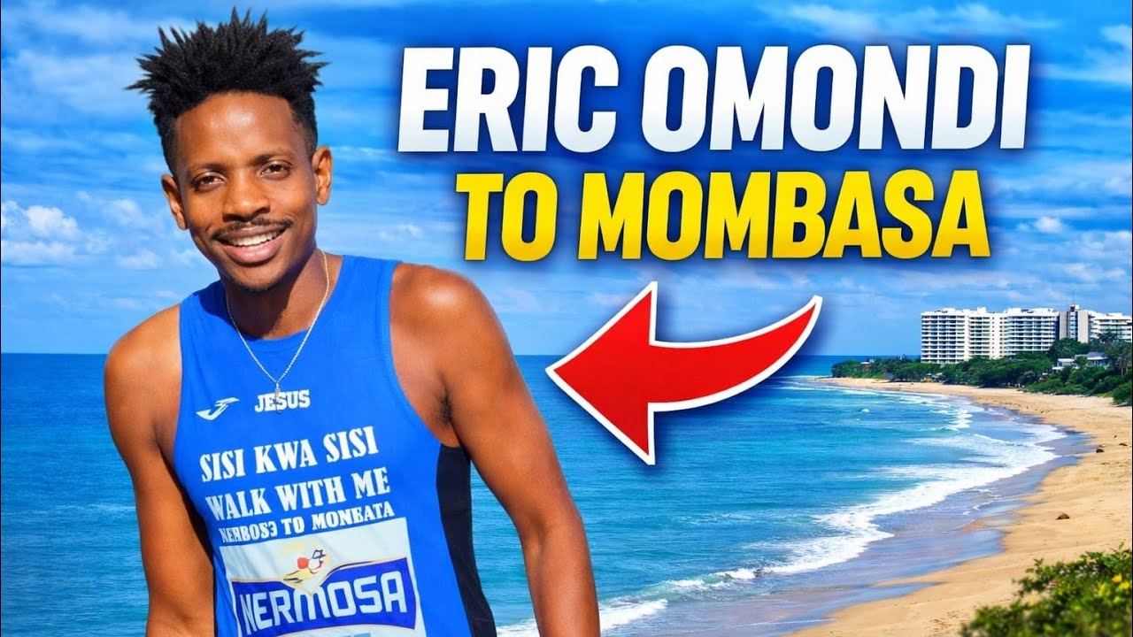 🛑ERIC OMONDI WALK TO MOMBASA FROM NAIROBI BY FOOT 🦶🦶
