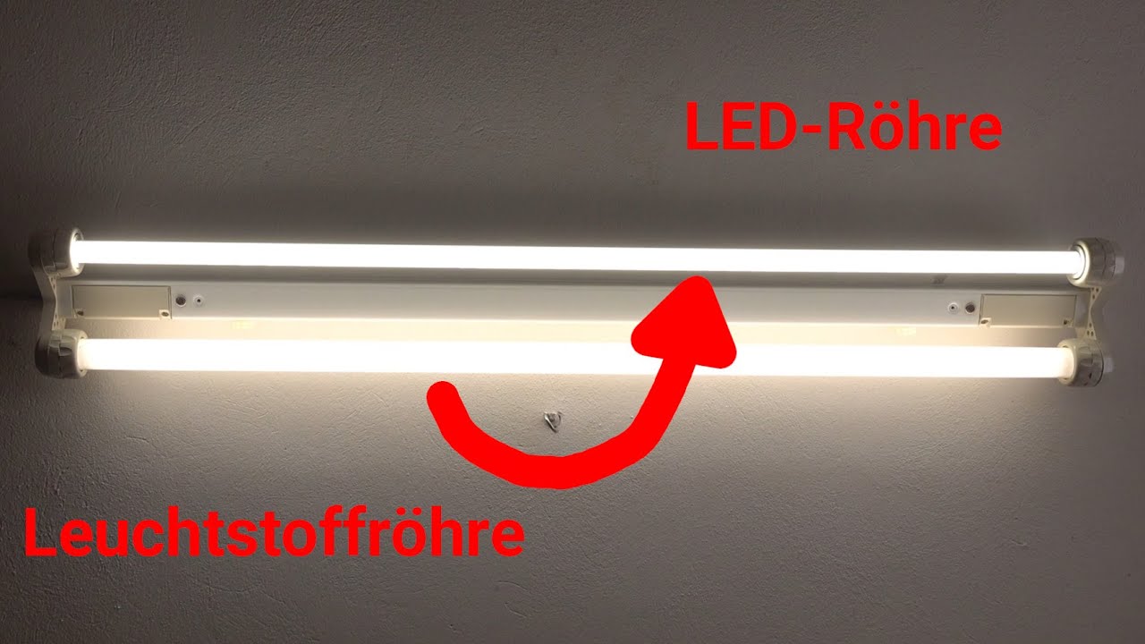 Leuchtstoffröhre durch LED Röhre ersetzen T8 G13 4000 K - LED Röhre 3600 Lumen 200 lm/W - Retrofit