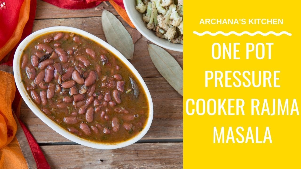 One Pot Pressure Cooker Rajma Masala Recipe | Dal Recipes | North Indian Recipe by Archana's Kitchen