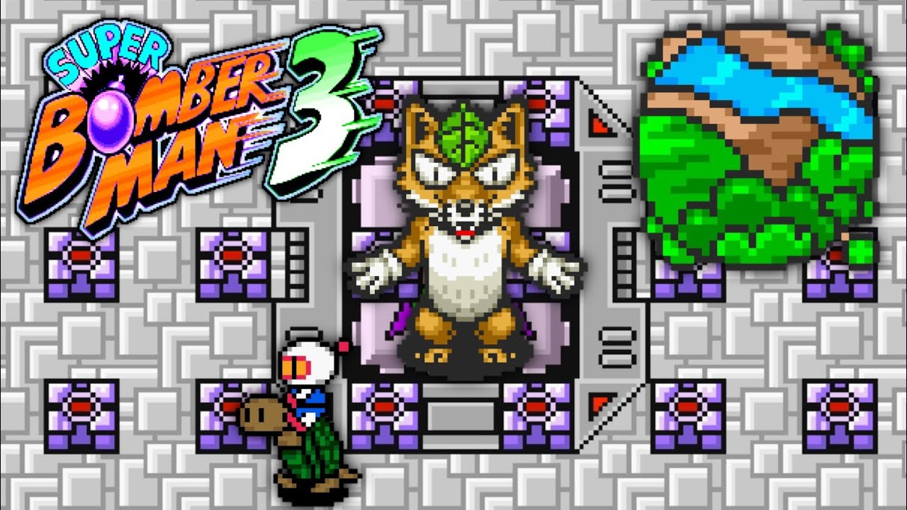 SUPER BOMBERMAN 3 MUNDO 1 SWAMP ATTACK 