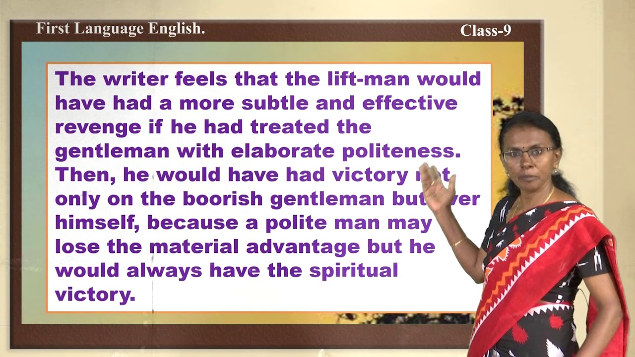 Samveda - 9th - English - On Saying Please - Day 70