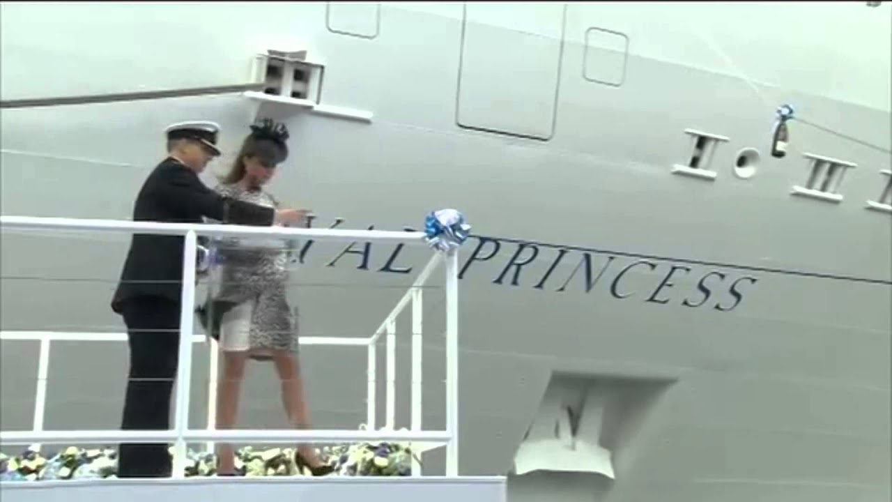 Kate Attends Princess Cruises Ship Naming Ceremony