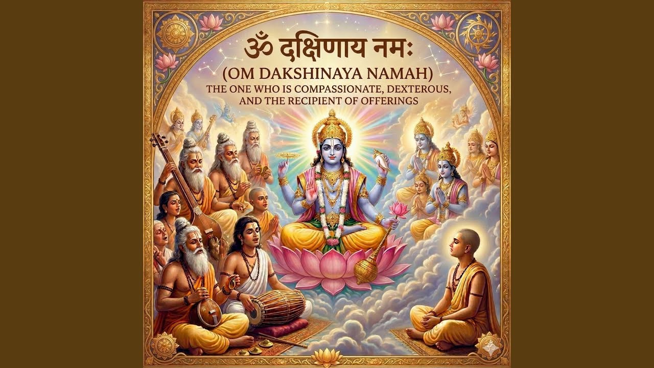 Om Dakshinaya Namah (ॐ दक्षिणाय नमः)