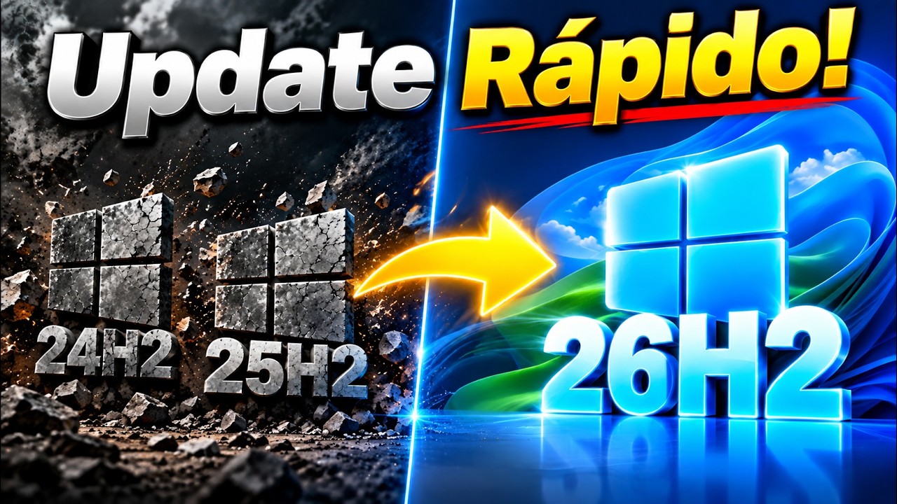 Como Atualizar o Windows 11 da Vers&atilde;o 25H2 para a 26H2 de Forma R&aacute;pida e F&aacute;cil! [2026]