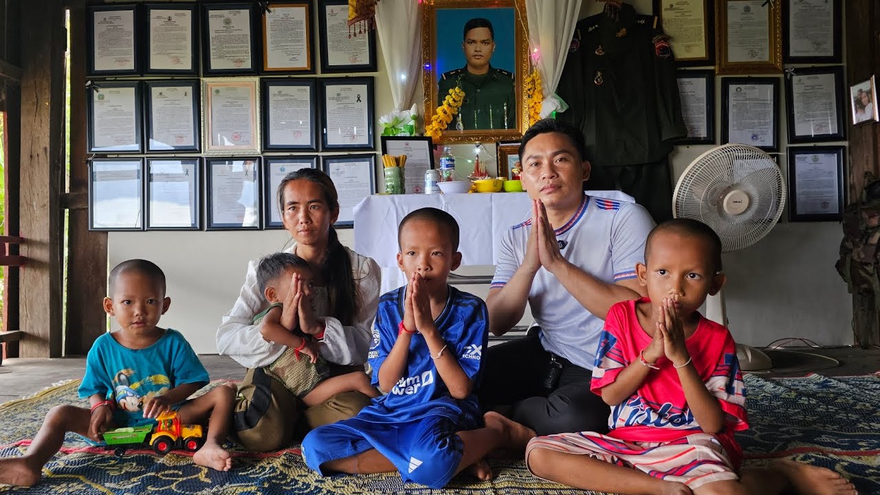 មកស្តាប់ភរិយារបស់វីរៈកងទ័ព សុីថា រិទ្ធី ដែលបានពលីនៅសមរភូមិមុខកន្លងទៅ