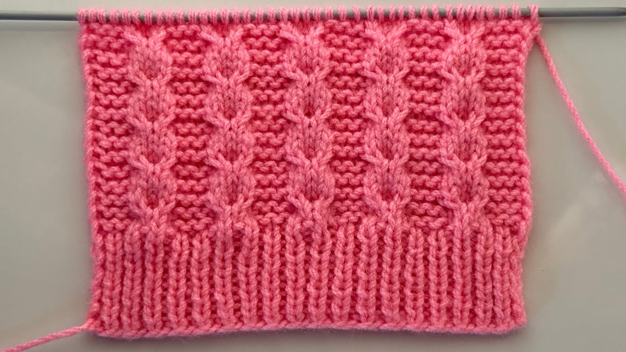 Knitting stitch pattern/design for gents sweater/ladies sweater/cardigan/jacket 