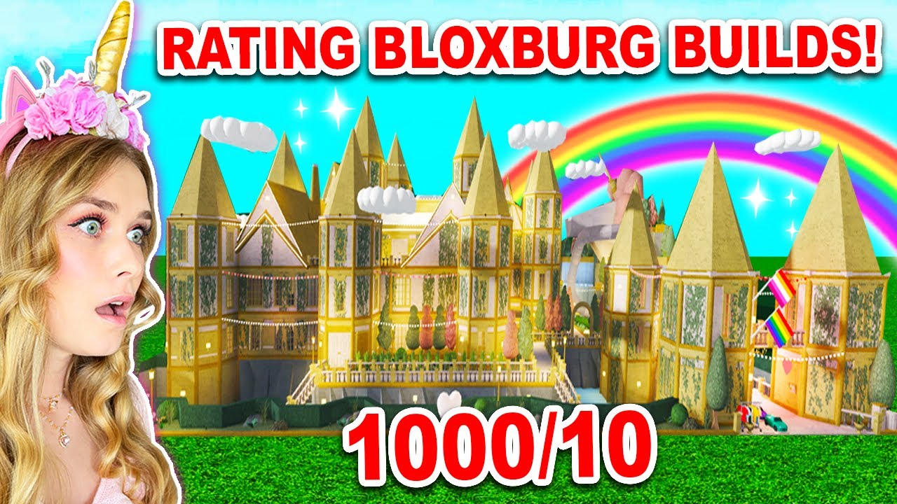 RATING BLOXBURG HOUSES! (Roblox)