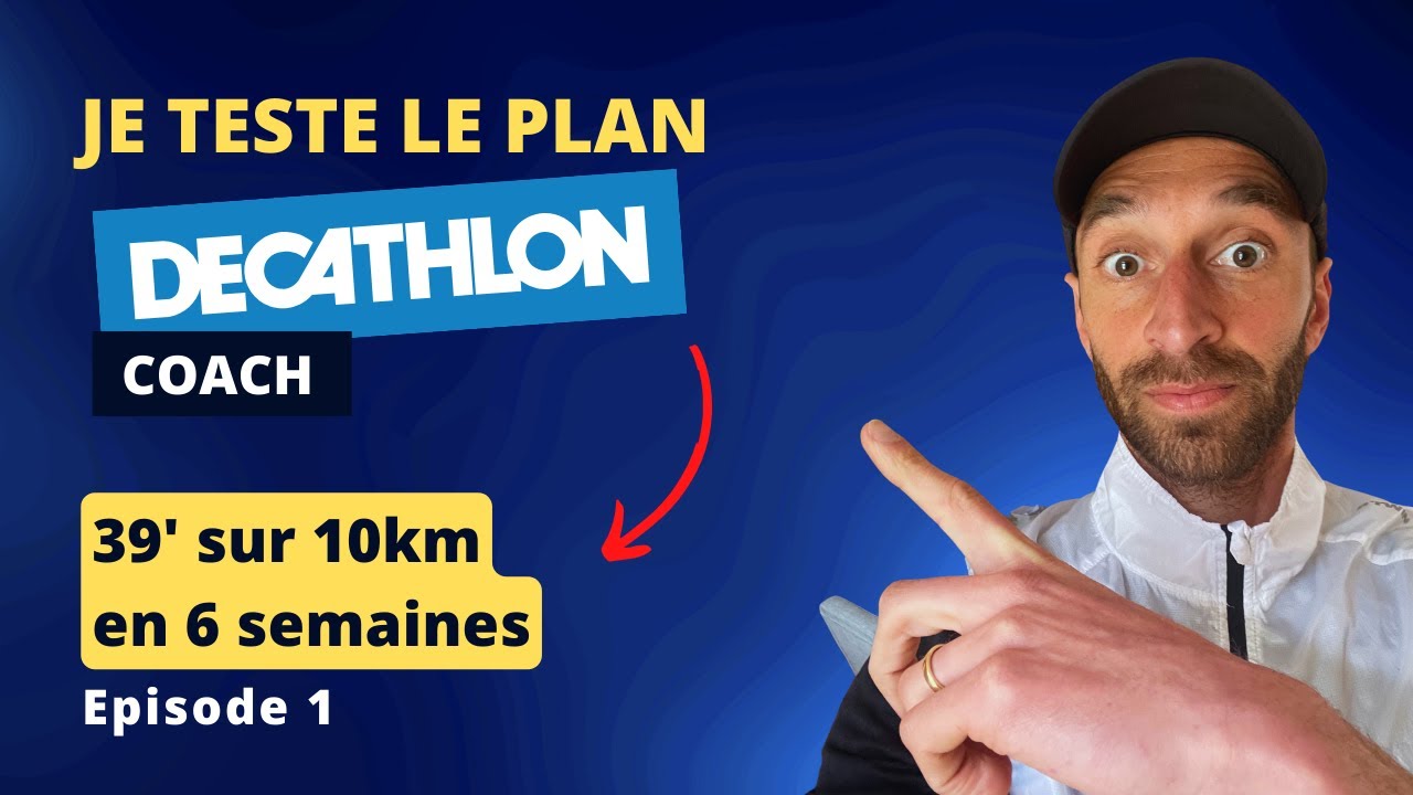 Je teste le plan d'entraînement DECATHLON COACH 🏃‍♂️✅ (➡️ casser mon RP sous les 40' au 10km 💥)