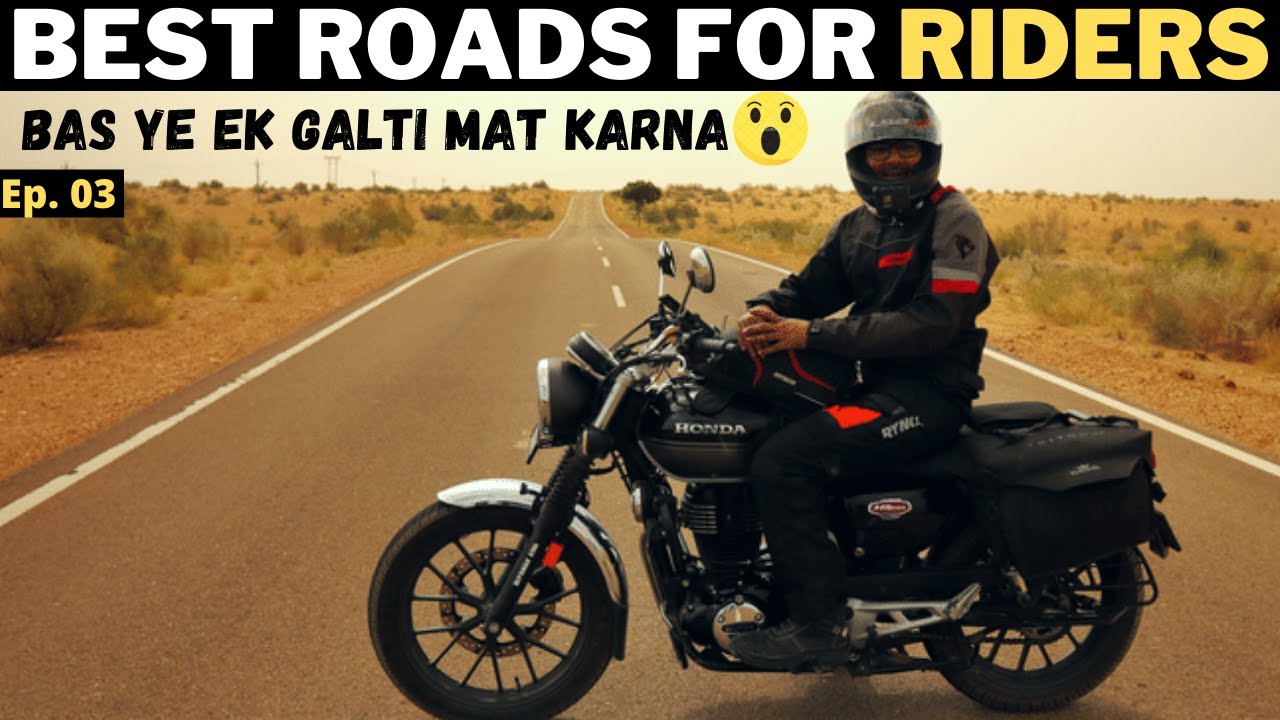 Rajasthan Ride | Jodhpur  to Jaisalmer | Sand Dunes Ep. 03 | Honda Highness CB350 | Bike Ride |