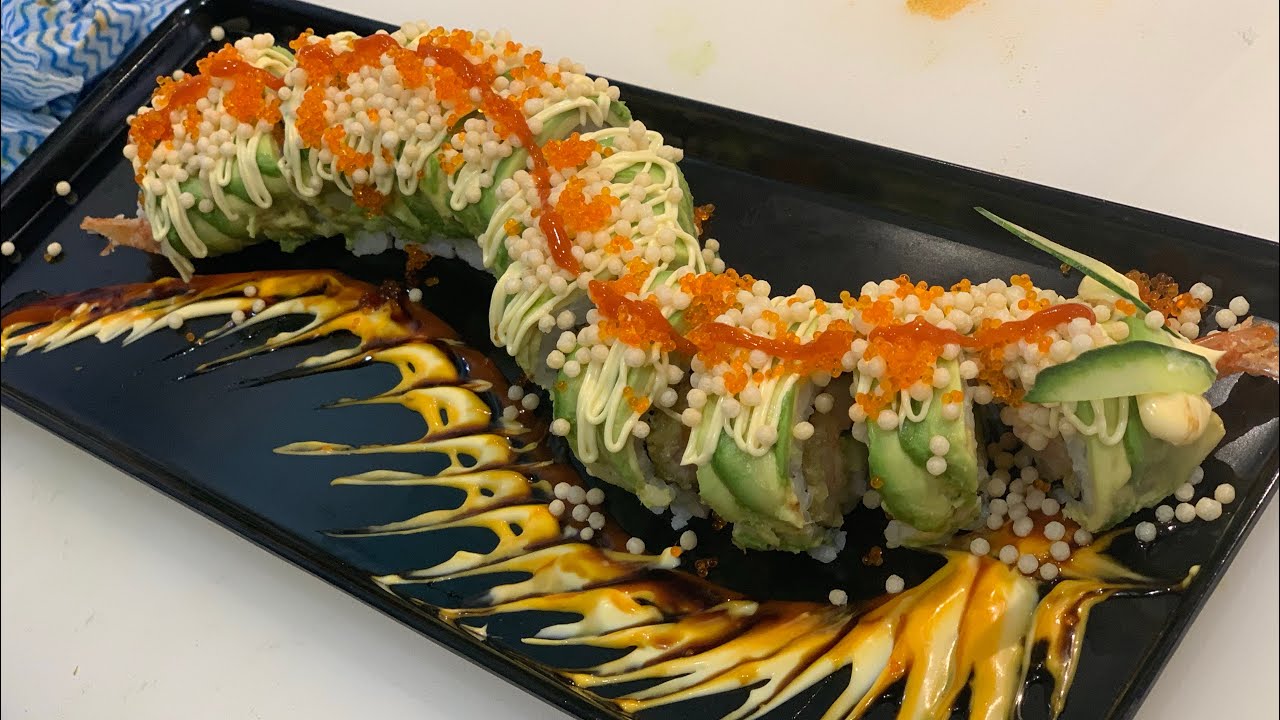 how to make dragon roll / #dragon sushi roll / uramaki #chef pheds australia