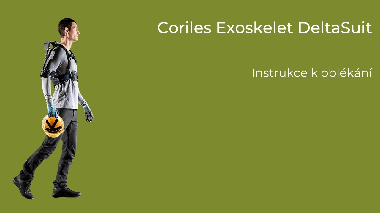 Coriles Exoskelet DeltaSuit: Instrukce jak obléknout