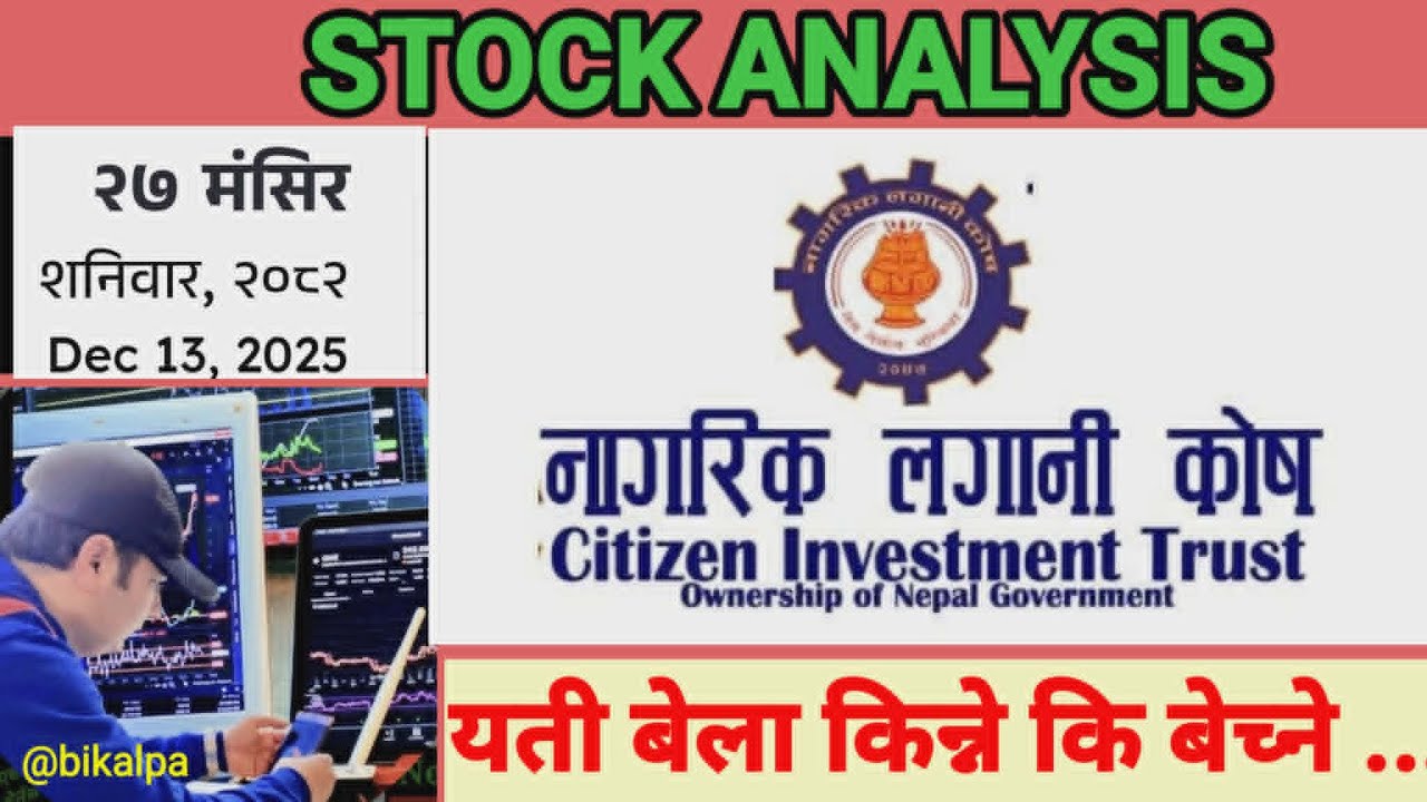 stock analyisi cit, chart analysis cit.technacial analysis cit by bikalpa giri