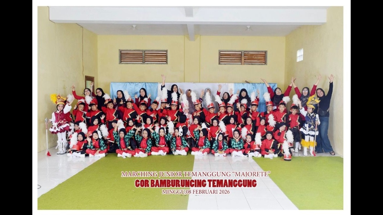 Drumband Bahana Tunas Mentari dalam Lomba MAJORETE 8 Februari 2026 Temanggung