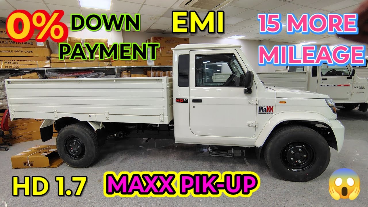 New Mahindra Pickup 1.7LX II Best kon? II Finance EMI Document 😱😲 II Downpayment✔️ #mahindra #pikup 