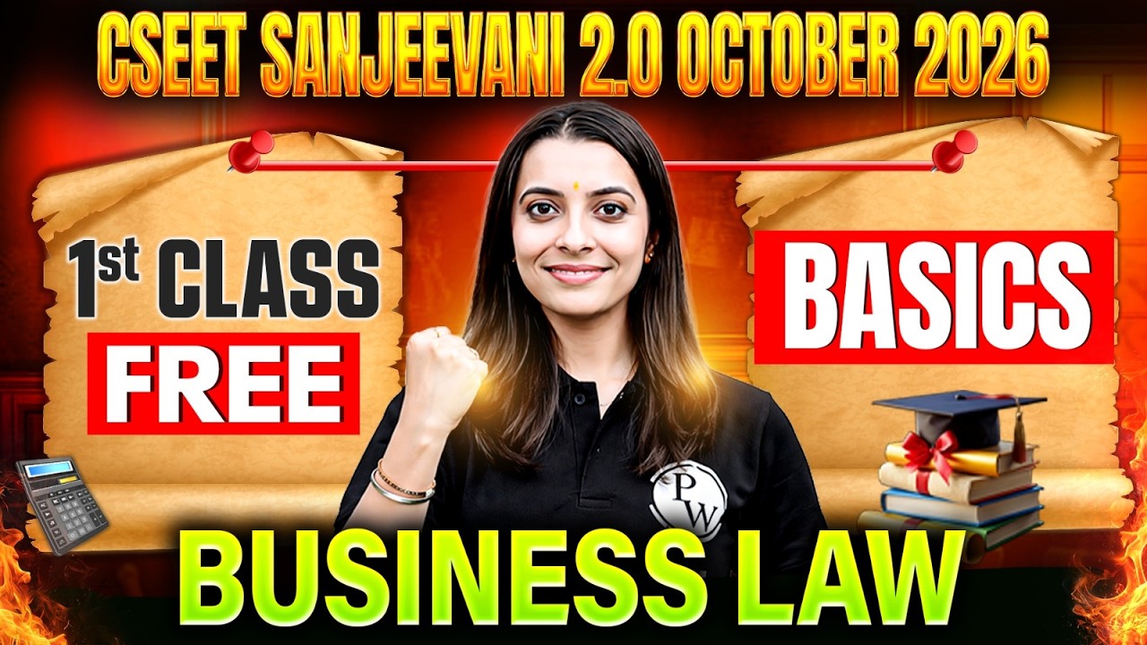 Business Law Basics | CSEET October 2026 | CS Shivani Miglani Ma'am