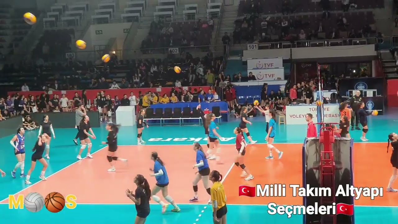 2025-2026 Milli Takım Altyapı Secmesi-TVF ZİRAAT BANKASI Spor Salonu🏐.MertHoca'nin Kızları🍀 