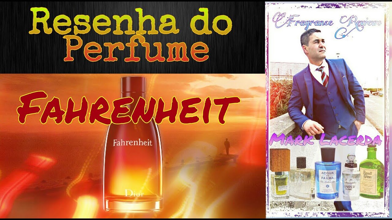 Resenha do Perfume Fahrenheit da casa Christian Dior🔥🔥🔥