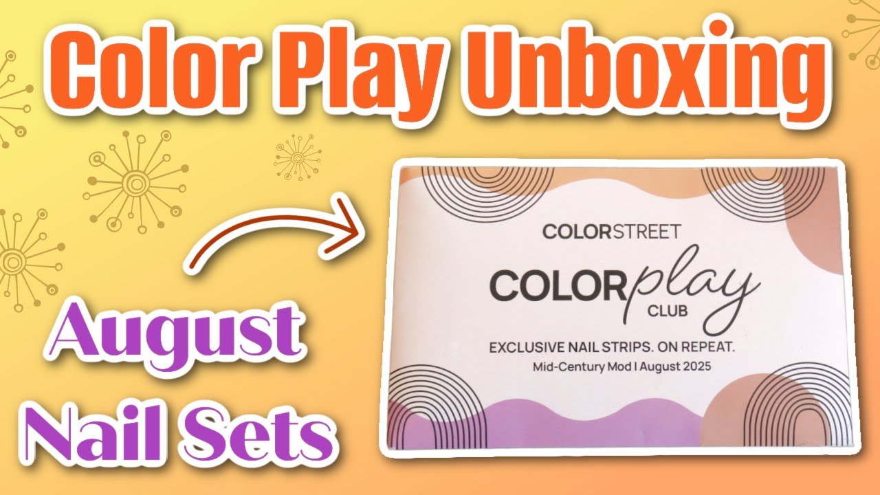 Color Street Color Play Subscription 💅August 2025 Mid-Century Mod Box!