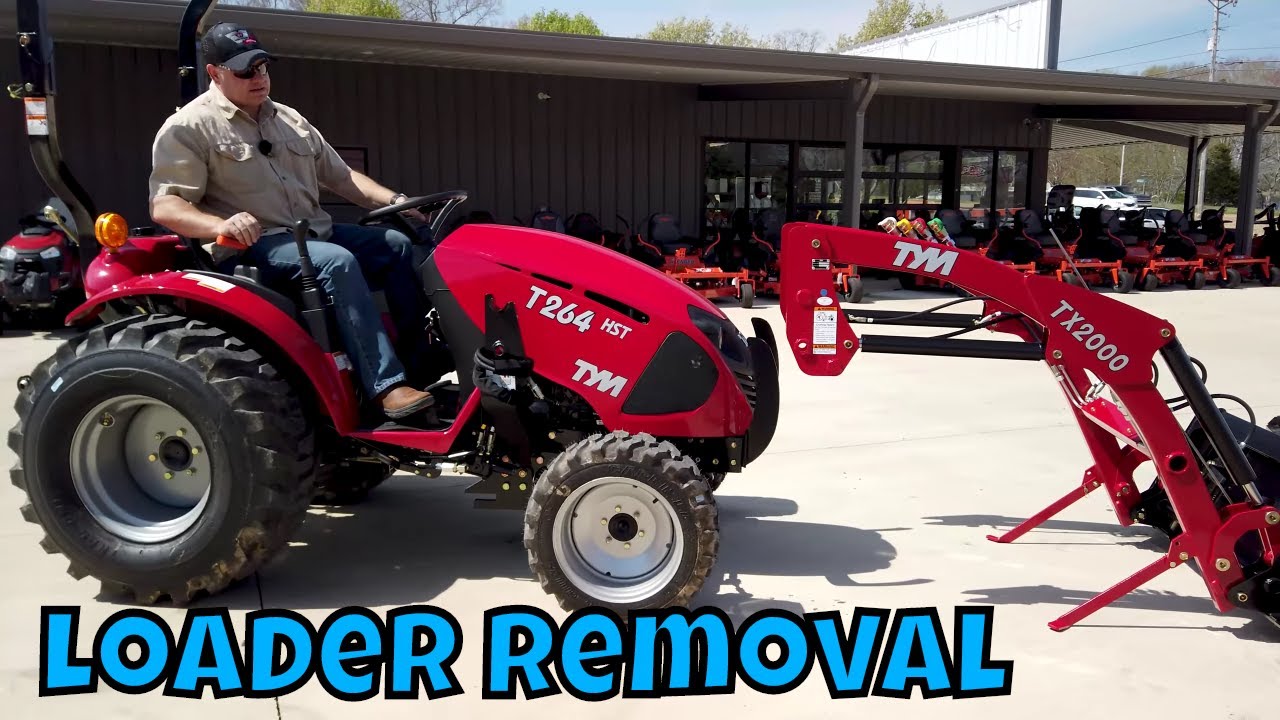 TYM T264 Tractor Loader Removal and Install