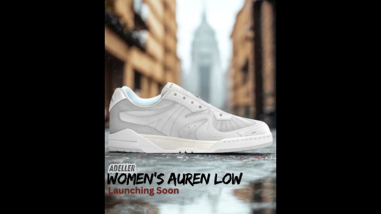 Adeller Women's Auren Low- Light Cool Gray #luxurysneakers #sneakers #adeller