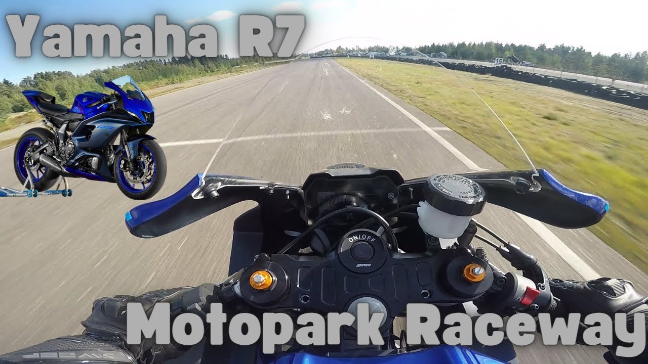 Peetu Paavilainen Yamaha R7 Motopark Test Session
