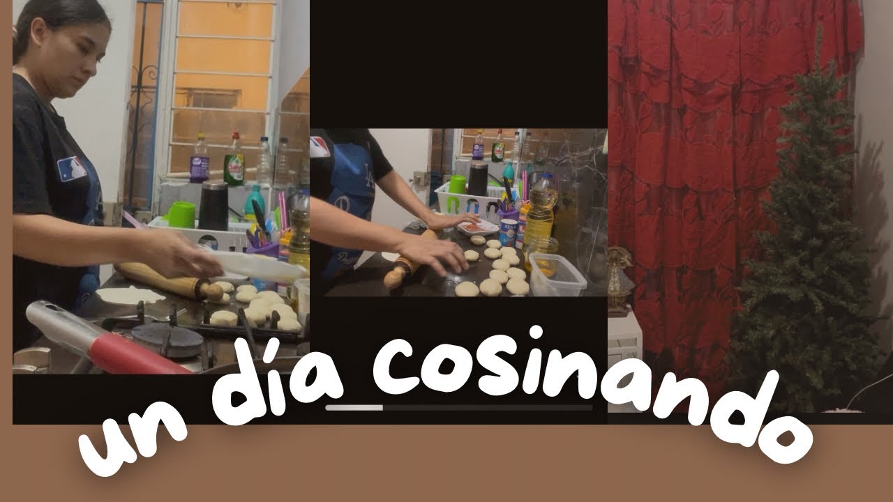 Cosinando burritos de pizza 😋( Y sacando  el pino de navidad )🎄 😍 