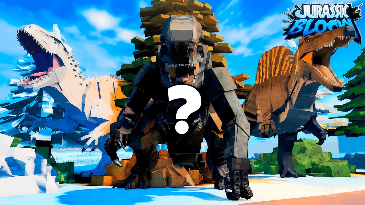 OS DINOSSAUROS MAIS FAMOSOS DO JURASSIC BLOCKY EM 2026!! | ROBLOX
