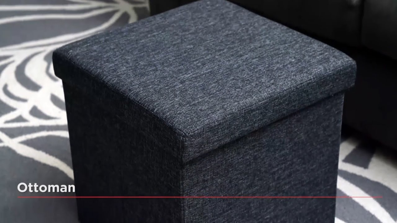 Seville Classics® | Foldable Storage Ottomans