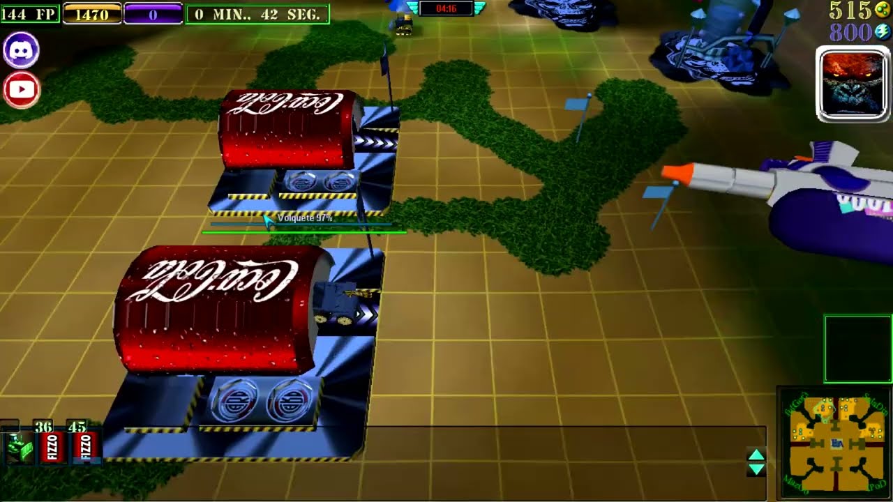 GamePlay #ArmyMenRTS [8 Hill] Online 🕹️ GameRanger 4v4 🥳 [46]