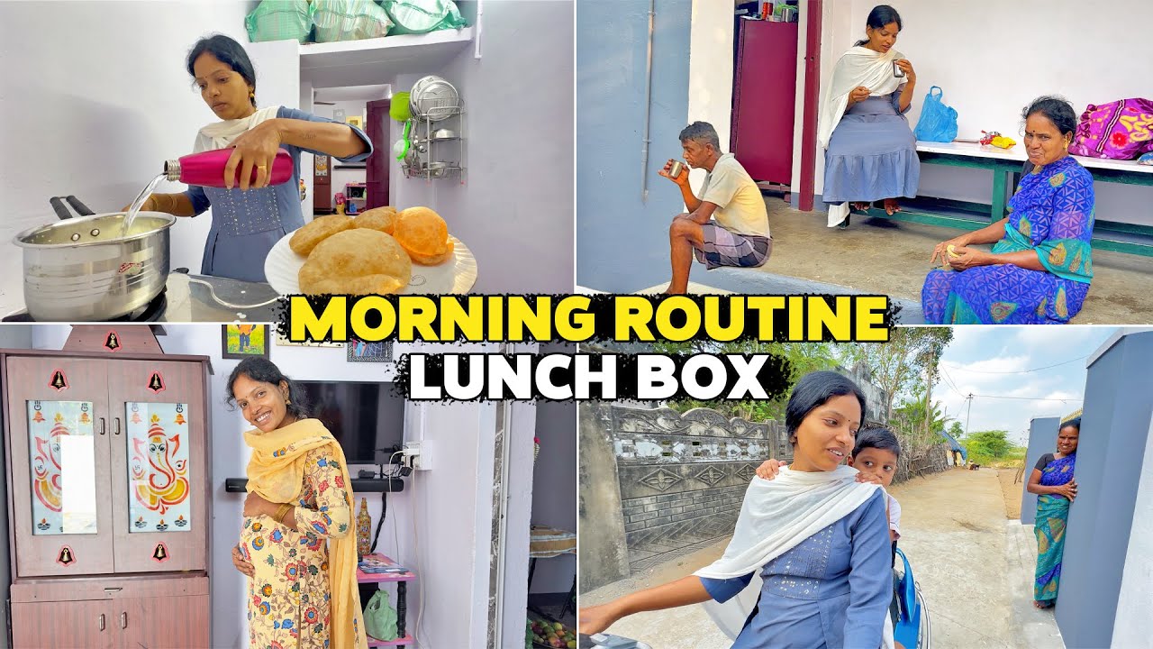 காலையிலேயே இதே போராட்டம் தான் 🤣| Morning Routine Lunch Box 🥰| Vinoth Seetha