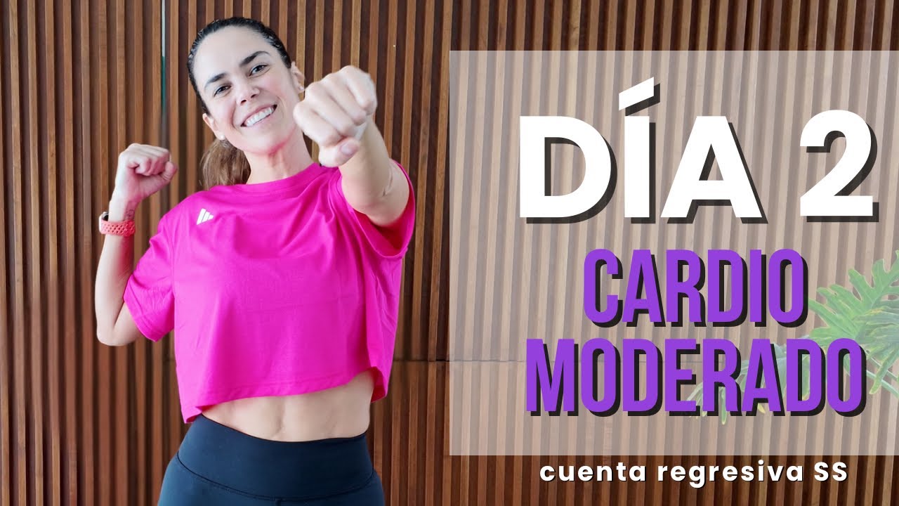 DÍA 2 | Cardio Moderado 29 min | Rutina Continua | Countdown 21 Días a Semana Santa | bajo impacto