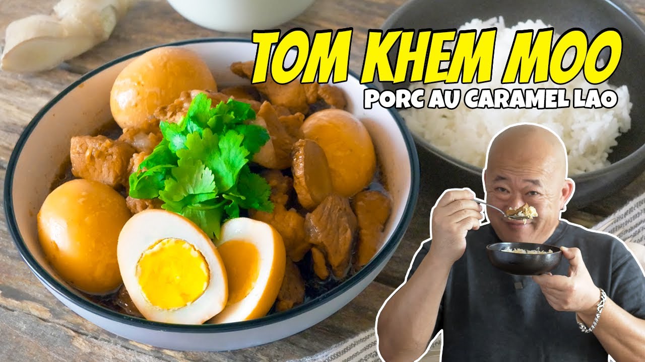 Porc au caramel lao - Tom Khem Moo - Le Riz Jaune