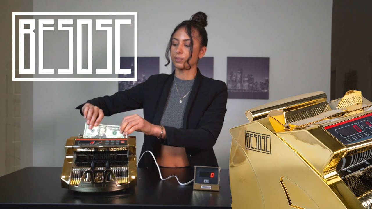 BESOSC GOLD MONEY COUNTER UNBOXING & SET UP BY REBECCA SOPHIA SCOTT