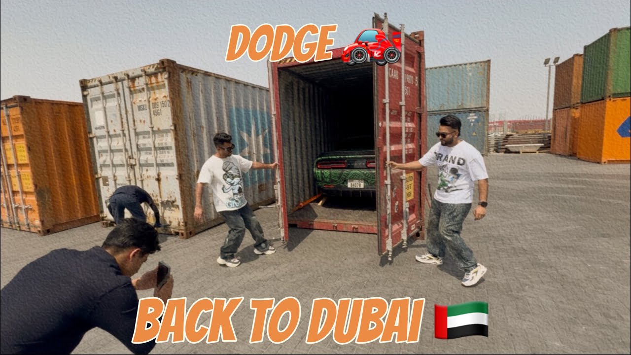 Dodge🏎️back to dubai🇦🇪