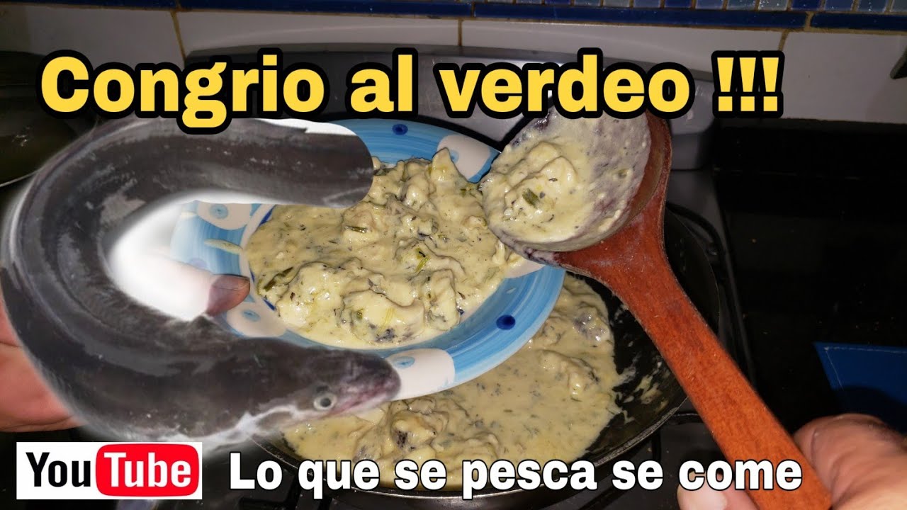 CONGRIO AL VERDEO  - receta