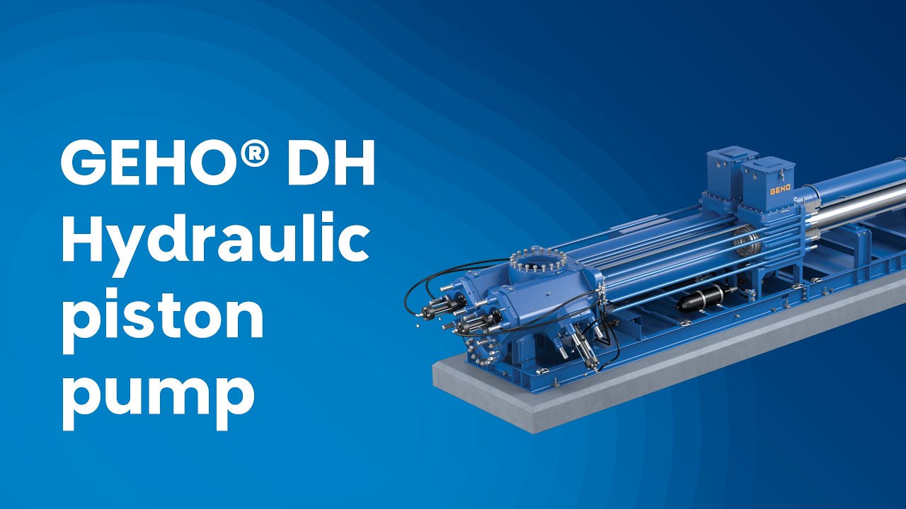 GEHO® DHC Pumps - Product and Cross Section Animation