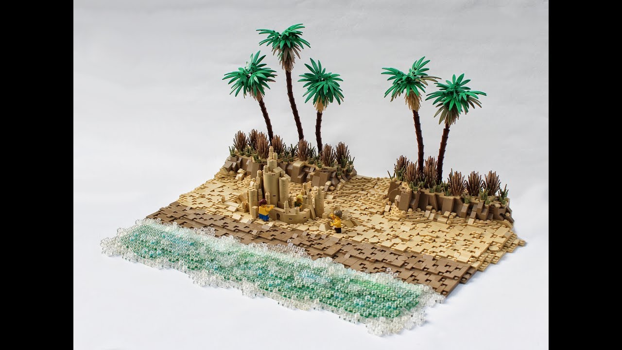LEGO Timelapse Summer Beach Build
