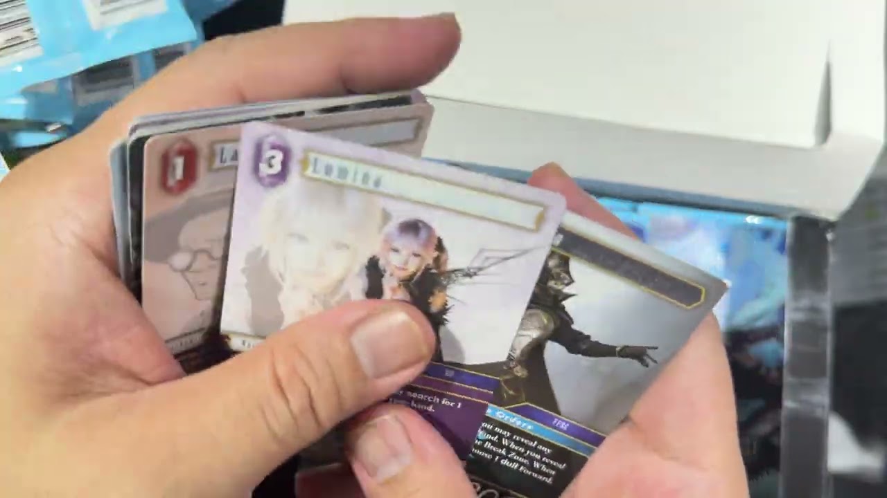Final fantasy xiii opus unboxing #unboxing #finalfantasy #tcg #jeffbenitezart