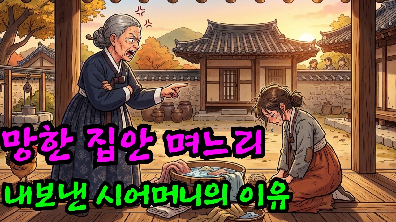 며느리를 내쫒은 시어머니의 이유 I 조선시대 며느리 눈