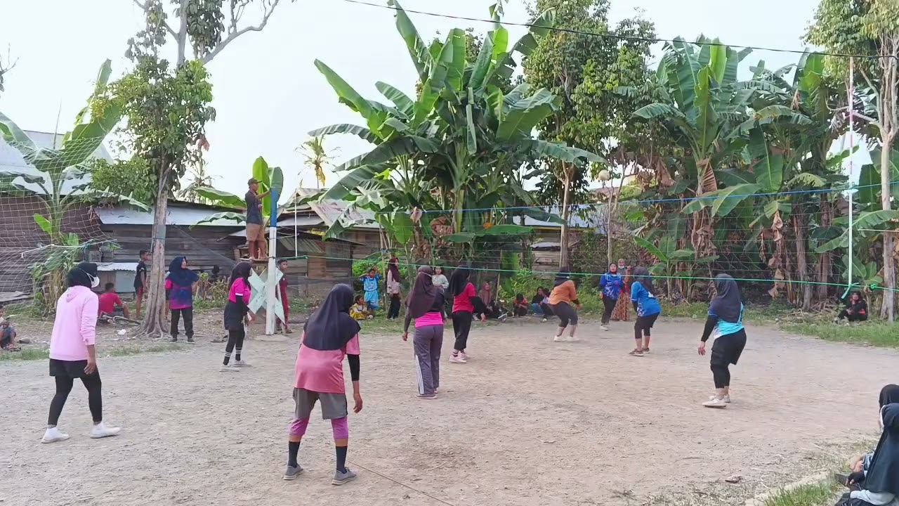 Pertandingan Voli Benteng Gawe VS CS Batara Guru - set 3