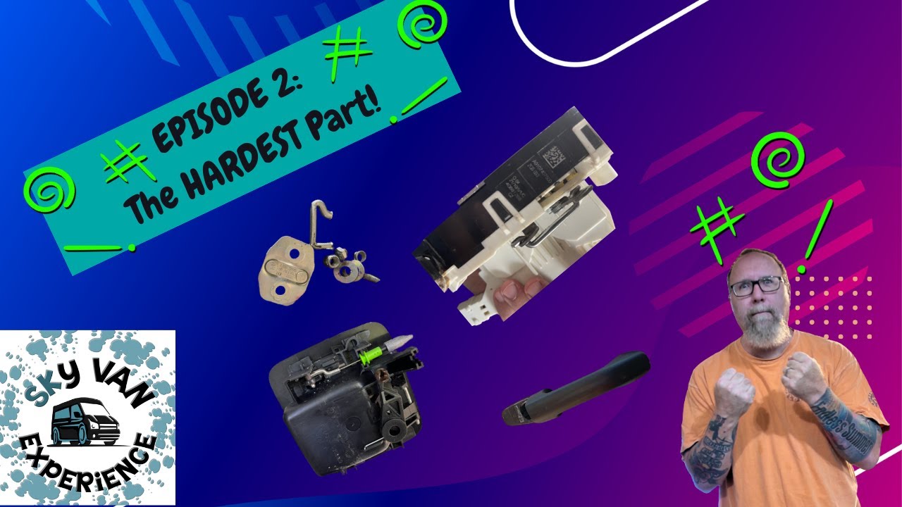 😖 Episode 2 - The Hardest Part- Sprinter Rear Door Actuator Replacement