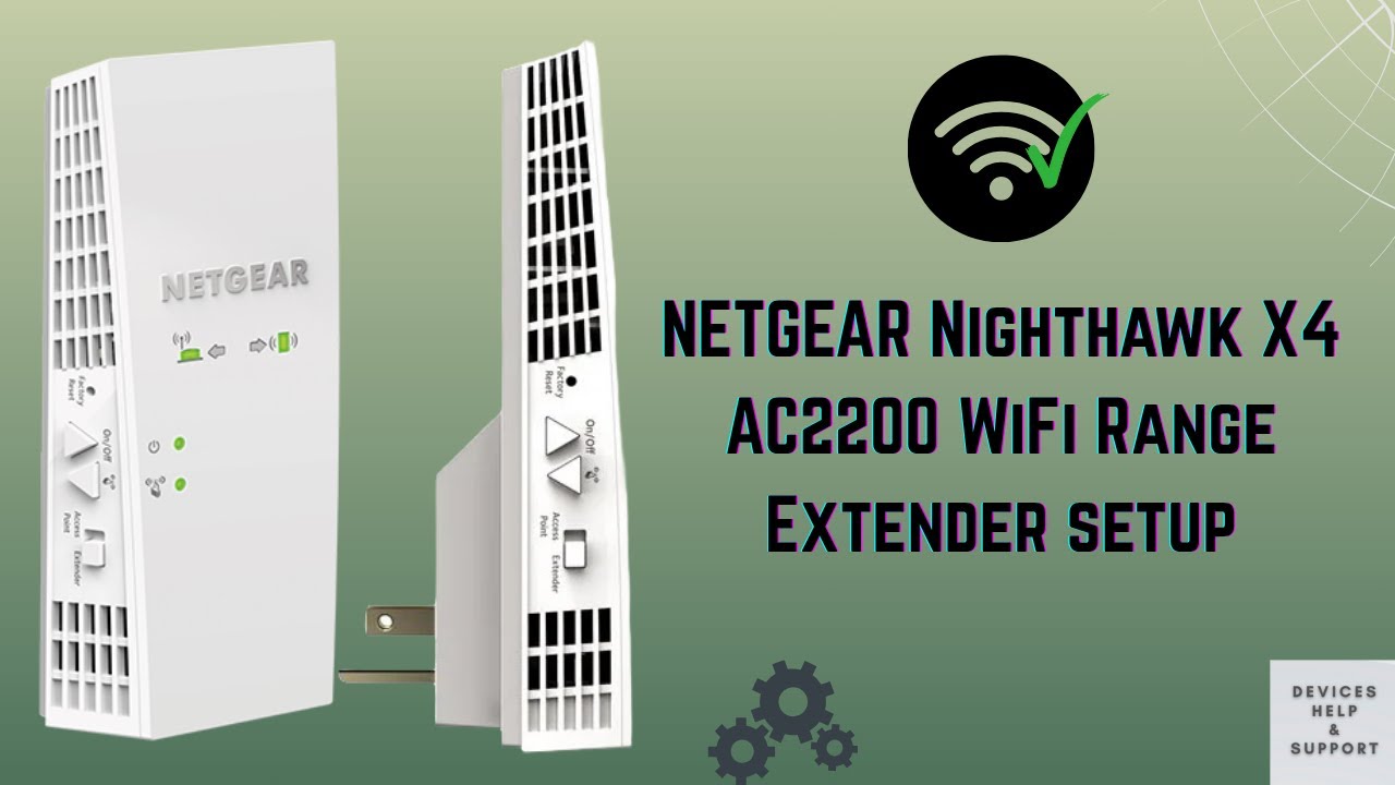 Konfiguracja wzmacniacza sygnału WiFi NETGEAR Nighthawk X4 AC2200 | NETGEAR Nighthawk AC2200 &ndash; ja...