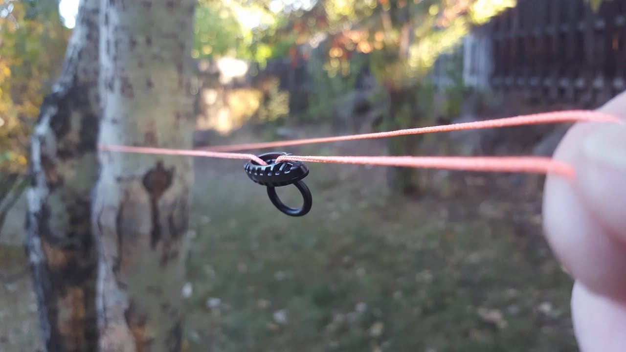 tarp ridge line using toggles in line