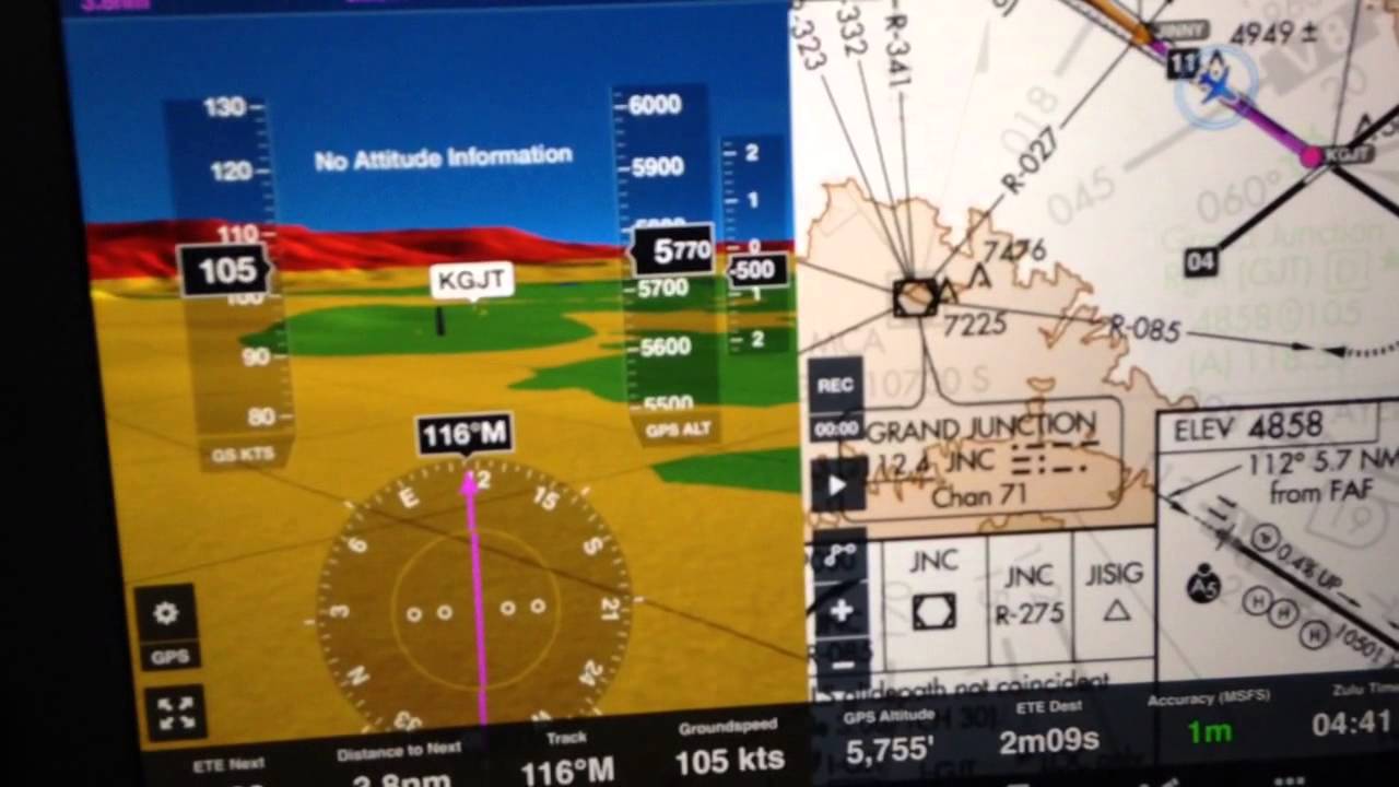ForeFlight Synthetic Vision - Full ILS to minimums in the Colorado Rockies - FSX